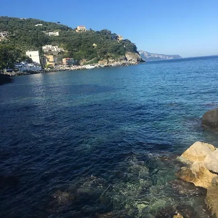 Apartament Relais Del Mare Con Terrazza Fronte Mare Free Parking Massa Lubrense